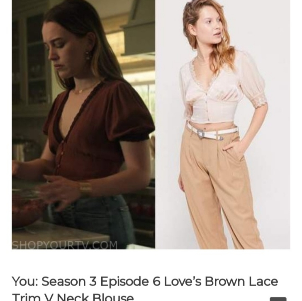 LOVE QUINN inspired blush satin top by Wayf